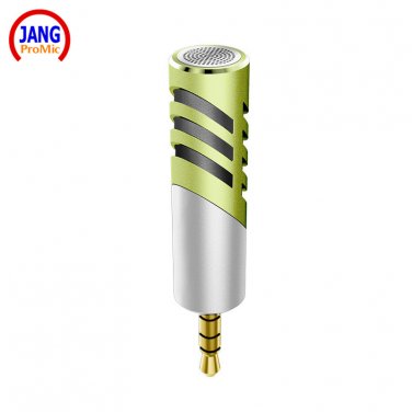Top Straight Mobile Phone Microphone Condenser Stereo Microfone for iPhone Samsung Phone Recording
