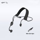 Black Wired Headset Microphone Condenser Show Microfone for AKG Samson Wireless System