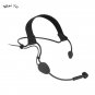 Black Wired Headset Microphone Condenser Show Microfone for AKG Samson Wireless System