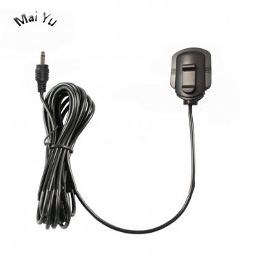 Auto Car Microphone Condenser Omidirection Window Recording with 3.5mm Single Jack for Amplifier