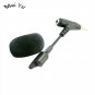 Mobile Phone Microphone with Earphone Connector 3.5mm Stereo Microfone Condenser for Most Phone