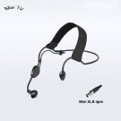 Black Wired Microphone Condenser Headset Teacher Show Microfone for Shure Wireless System