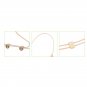 Ultralight Headset Hide Microphone Condenser Host Show Microfone for AKG Samson Wireless  XLR 3pin