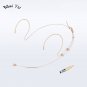 Ultralight Headset Hide Microphone Condenser Host Show Microfone for AKG Samson Wireless  XLR 3pin