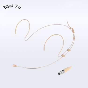 Ultralight Headset Microphone Condenser Hide Host Show Microfone for Shure Wireless XLR 4pin
