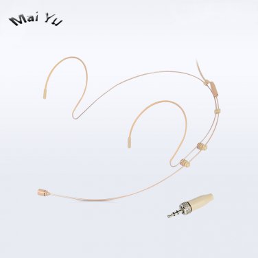 Ultralight Headset Hide Microphone Condenser Host Show Microfone for Sennheiser Wireless TRS 3.5MM
