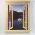 CubiVue Cubicle Decor Window Decoration with 4 Different Views