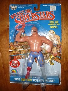 LJN WWF Iron Sheik (13 back) Action Figure 1985 wwe