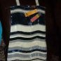 Tori Burch Edna Dress Beaded Ivory Multi Stripe S As Seen Sarah Jessica Parker