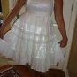 Red Valentino White Beaded Dress Abiti Donna sz 4 eu 42 Ramie Fabric $735 Retail