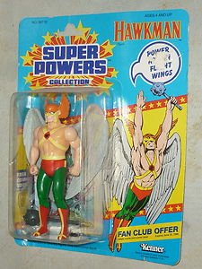 Kenner Super Powers  Hawkman 23 Back Card 1985 Action Figure