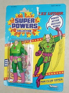 Kenner Super Powers  Lex Luthor 23 Back Card 1985 Action Figure