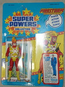 Kenner Super Powers Firestorm the Nuclear Man 23 Back Card 1985 Action Figure