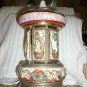 Capodimonte 14" Cigarette Dispensing Reuge Music Box 'Love Story'Italy (Liberace