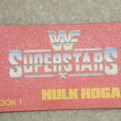 WWF Superstars Cereal Premium Hulk Hogan Flip Book 1991 Ralston Purina
