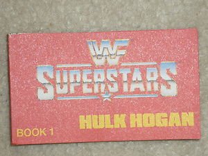 WWF Superstars Cereal Premium Hulk Hogan Flip Book 1991 Ralston Purina
