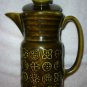Lord Nelson Pottery Green Tall 8.3" Coffee / Tea Pot Made In England