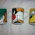 Looney Tunes Gibson Housewares 12oz Mug Cup Bugs Bunny,Tweety BIrd,Sylvester LOT