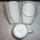 Corelle Coordinates Porcelain 12 oz Cup Mug Geometric LOT of 12 Pieces