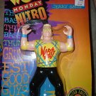 OSFT WCW Series 2  Hard Rubber Jerry Sags Nasty Boys Action Figure 1997  wwf