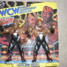 OSFT WCW Series 1 Harlem Heat Booker T Stevie Ray 2pk Action Figure 1994  wwf