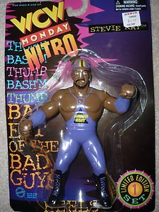 OSFT WCW Monday Nitro Series 1 Heels Stevie Ray Action Figure 1997   wwf