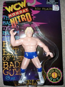OSFT WCW Monday Nitro Series 1 Heels Ric Flair Action Figure 1997  wwf rubber