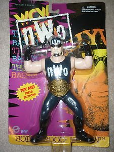 OSFT WCW Monday Nitro BO Vibrating NWO Hulk Hogan Action Figure '97   wwf
