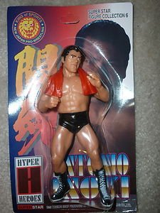 NJPW Super Star Action Figure Series 6 Antonio Inoki red New Japan Pro Wrestling