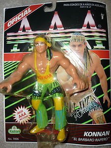 Kelian AAA Luchadore Lucha Libre Konnan El Barbaro Rapero Action Figure cmll