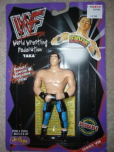 Just Toys WWF Bend-Ems Series VIII 8 Taka Michinoku Action Figure bendy wwe
