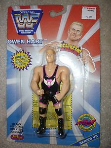 Just Toys WWF Bend-Ems Series VII 7 Owen Hart Action Figure bendy bendems wwe