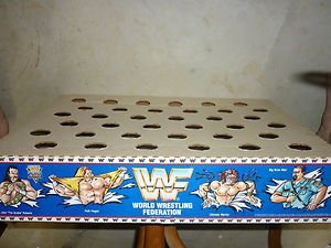 WWF Holiday Delites Gum Tube Display Box Hulk Hogan Ultimate Warrior 1991 wwe