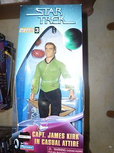 Playmates Star Trek Collector Series Warp Factor 3 Kirk Casual 9" action figure