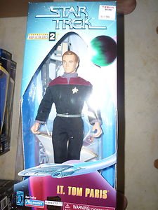 Playmates Star Trek Collector Series Warp 2 Voyager Tom Paris 9" action figure