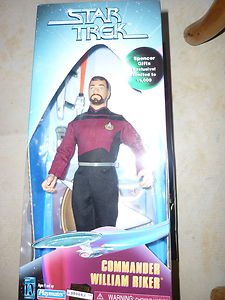 Playmates Star Trek Collector Series TNG W.Riker Spencer Gifts 9" action figure