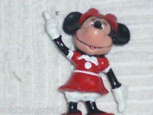 Disney Minnie Mouse Holding Hand Up PVC Action Figure by Applause 1980s