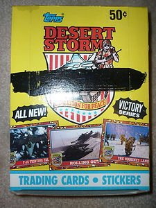 Topps Desert Storm Full Yellow Box 36 Packs Victory Series
