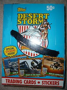 Topps Desert Storm Full Blue Box 36 Packs Series 1