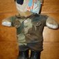 JJ Wind Patriot Bear USA US Army Soldier BDU Camouflage 10" J.J. Wind Plush Toy