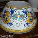 Deruta  Raffaellesco Bowl 11.5" x5"   Italian handmade raffaelesco