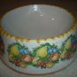 Deruta  Lemon Limoni Pet Dog Cat Food Water Bowl 8" majolica ceramic ITALY