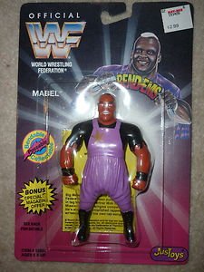 Just Toys WWF Bend-Ems Series Mabel bendy action figure viscera daddy v  wwe