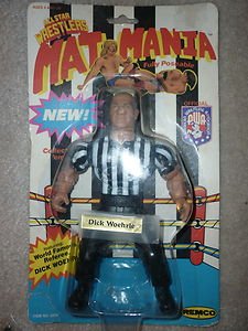 Remco AWA Mat Mania Dick Woehrle Referee Sealed MOC 1986 wwe wwf