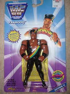 Just Toys WWF Bend-Ems Series V 5 Faarooq farooq bendy action figure bendems wwe