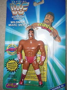 Just Toys WWF Bend-Ems Series IV 4 Wildman Marc Mero bendy action figure wwe