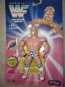 Just Toys WWF Bend-Ems Series Lex Luger bendy action figure bendems wwe