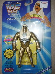 Just Toys WWF Bend-Ems Series III 3 Goldust Dustin bendy action figure wwe