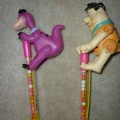 Flintstones Fred & Dino Candy Pole Climber Toy action figure  by Bee Int'l 1994