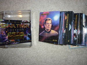 Star Trek Skybox Master Series 90 Card Trading Card Set in Plastic Box 1993